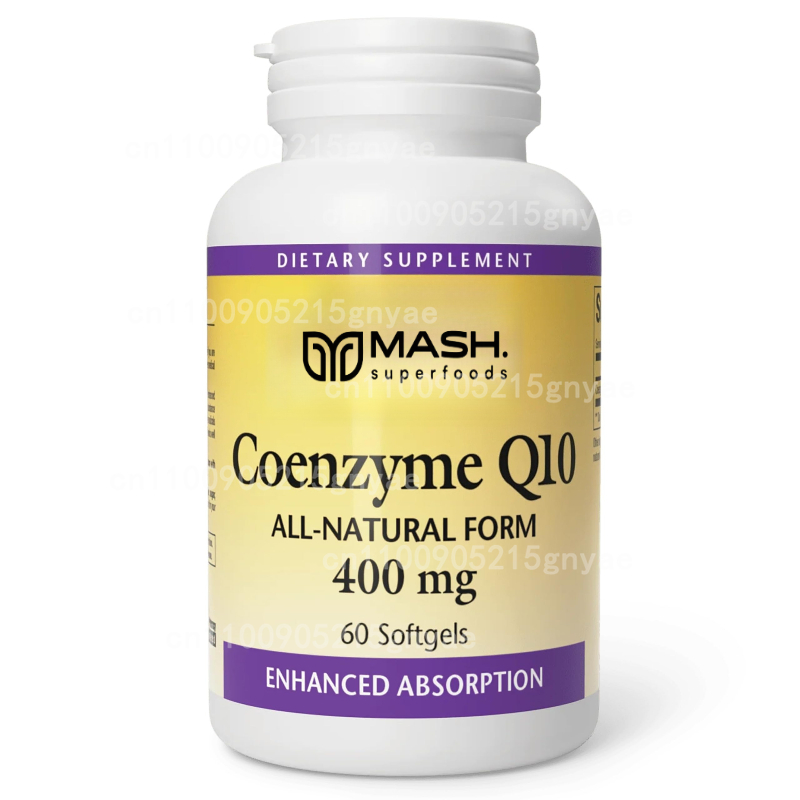 Health Wellness Food - 120 stuks Co-enzym Q10-capsules leveren energie,