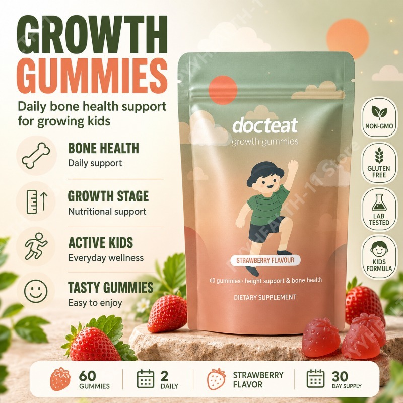 Health Wellness Gummies - Kinderen Calcium Gummies Vitamine D3 K2