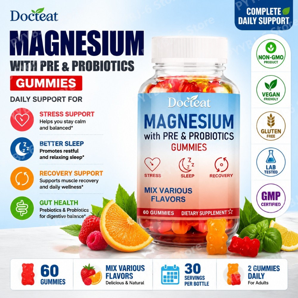 Health Wellness Gummies - Magnesium Gummies met Pre- & Probiotica