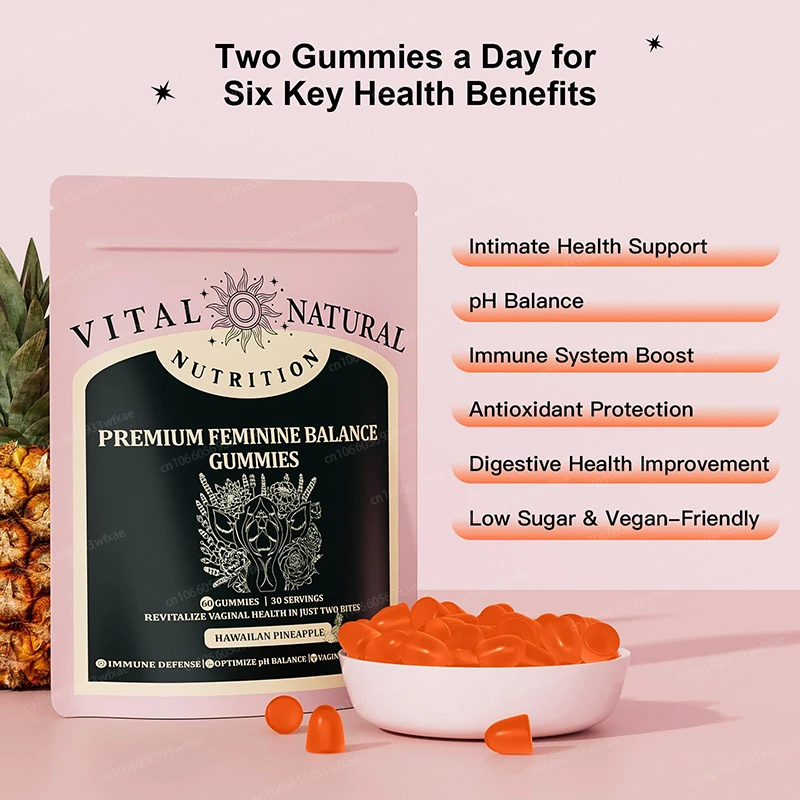 Premium vrouwelijke balansgumm - Health Wellness Gummies recensie en prijs