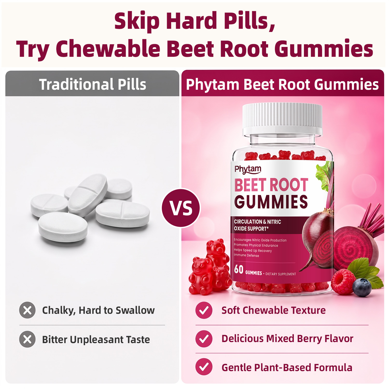 Rode-bloem-supplement, Antioxi - Health Wellness Gummies recensie en prijs