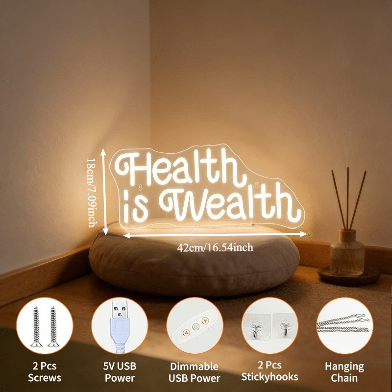 Gezondheid is Welvaart Neonbor - Health Wellness And Lifestyle recensie en prijs