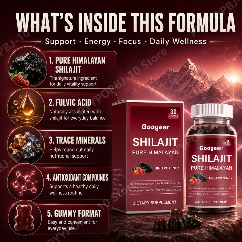 Googeer Shilajit Gummies Pure  - Health Wellness Gummies recensie en prijs