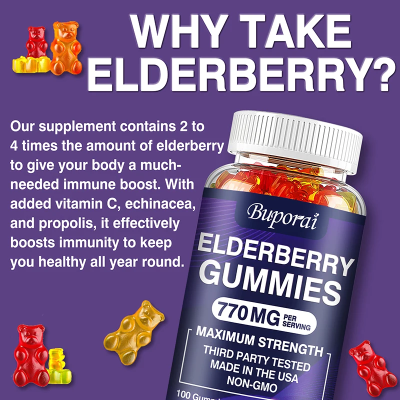 Vlierbessengummies - Gladde hu - Health Wellness Gummies recensie en prijs