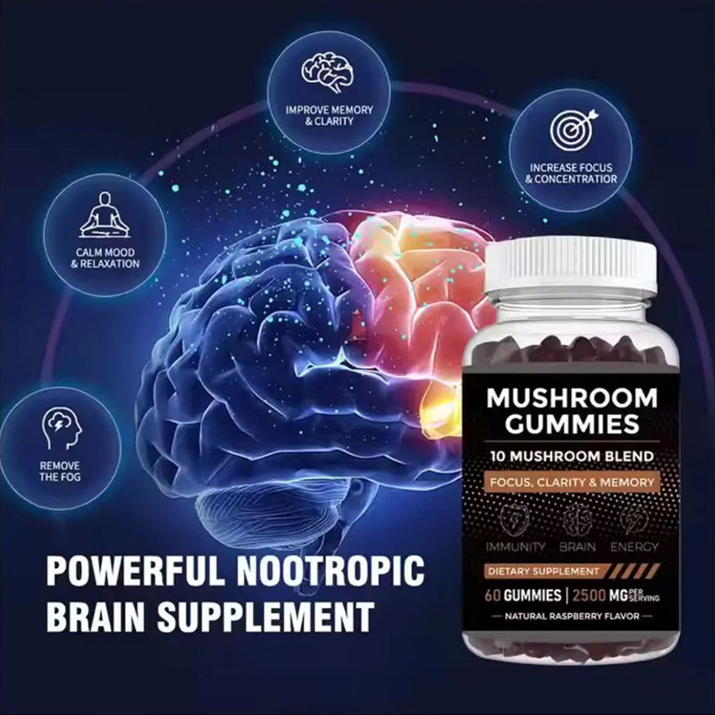 Paddenstoel Gummies ondersteun - Health Wellness Gummies recensie en prijs